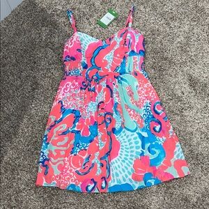 Lilly Pulitzer Christine Dress in Coral Reef I’m So Jelly